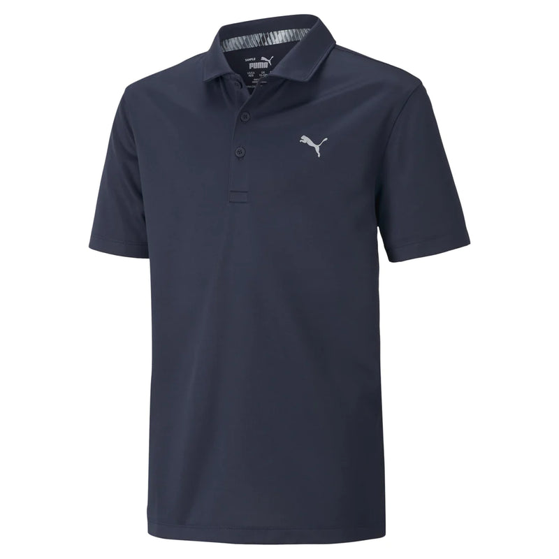 Load image into Gallery viewer, Puma Boys Essential Polo - Navy
