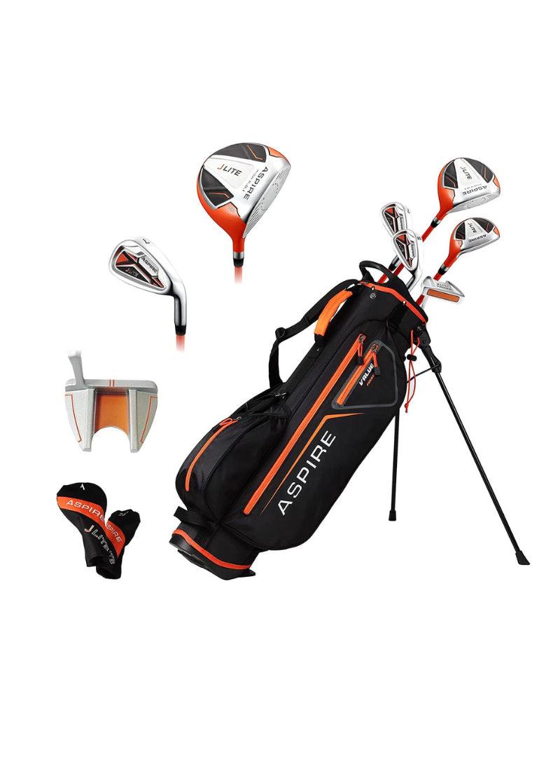 Load image into Gallery viewer, Aspire JLite 5 Club Junior Golf Set for Ages 9-12 Orange
