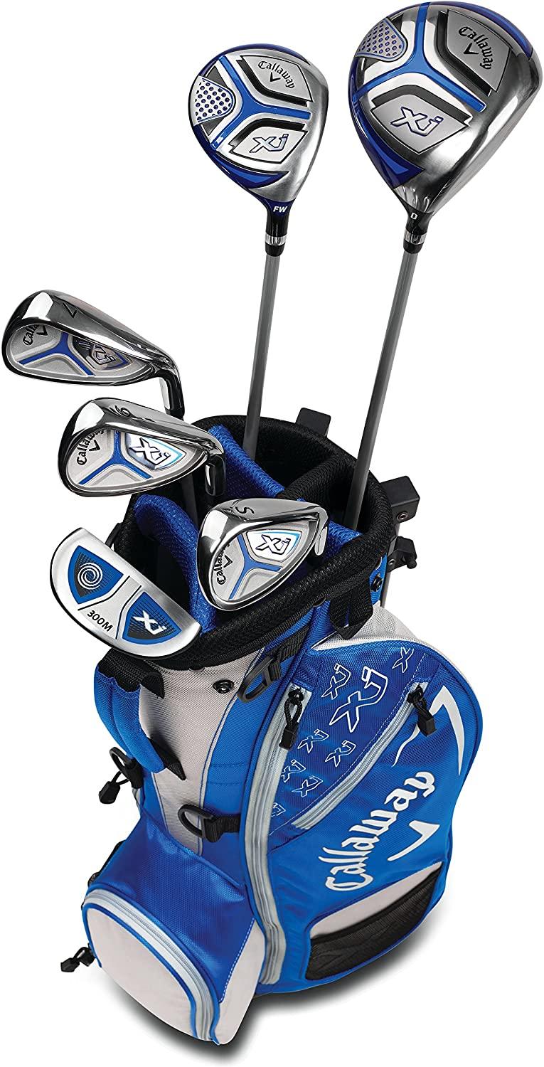 Load image into Gallery viewer, Callaway XJ-2 6 Club Kids Golf Set Ages 6-8 (kids 47-53&quot; tall) Blue
