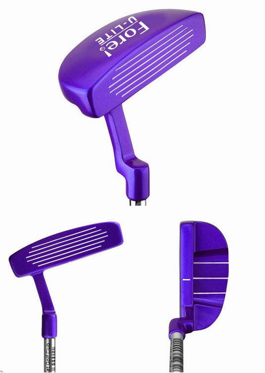 Fore! Ulite Girls Golf Putter for Ages 3-5 Purple