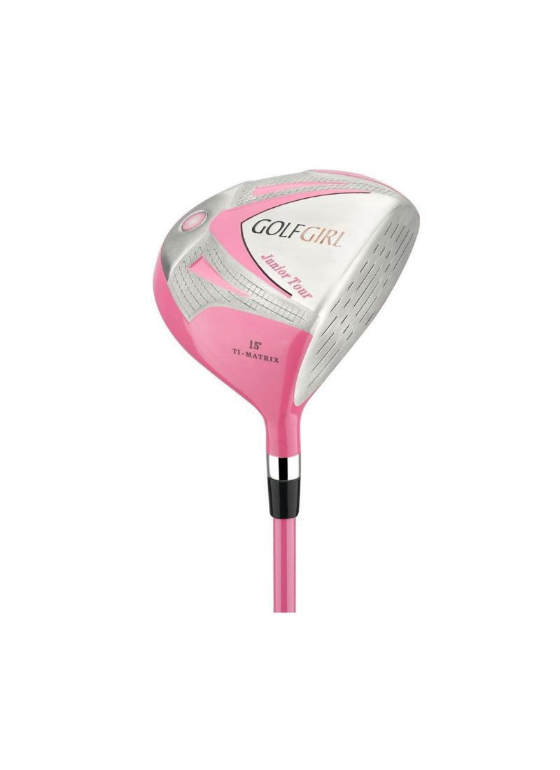 Load image into Gallery viewer, Golf Girl Junior Tour 4 Club Girls Golf Set Ages 8-12 (54-62 inches) Pink
