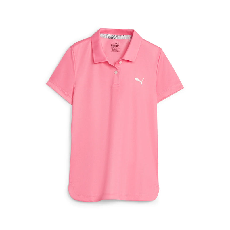 Load image into Gallery viewer, Puma Girls Essential Golf Polo - Strawberry Burst
