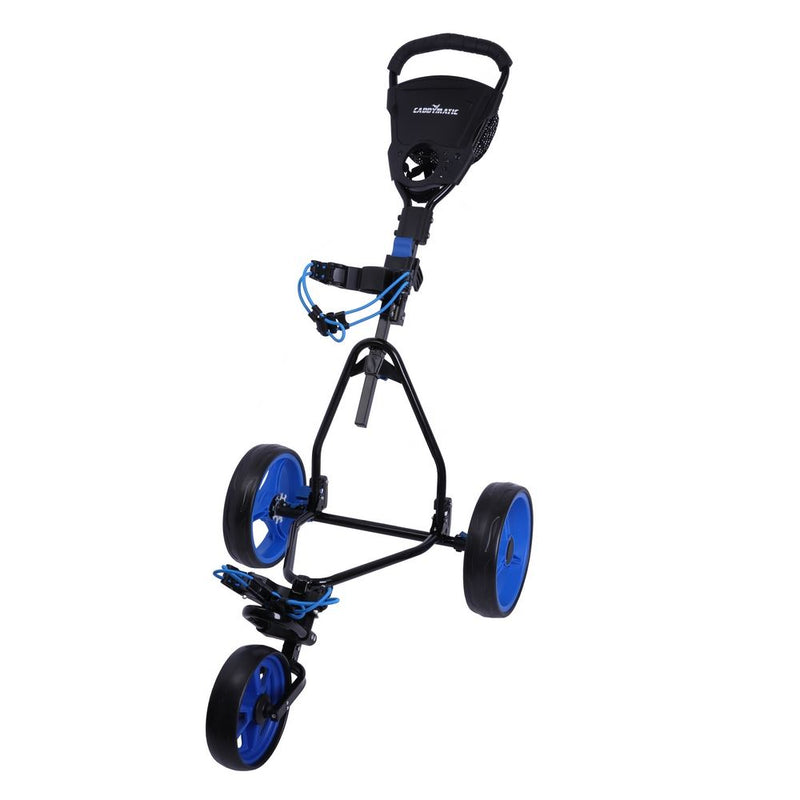Load image into Gallery viewer, Caddymatic 3 Wheel Junior Golf Cart Blue

