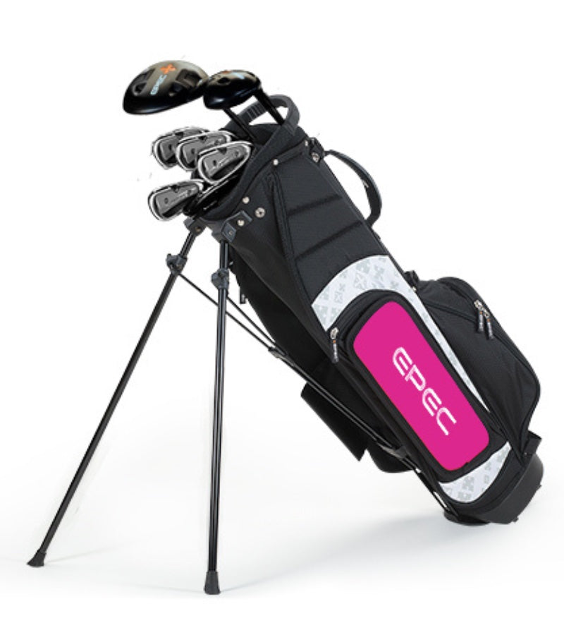 Load image into Gallery viewer, Epec 7 Club Kids Golf Set (heights 42-66 inches) Pink
