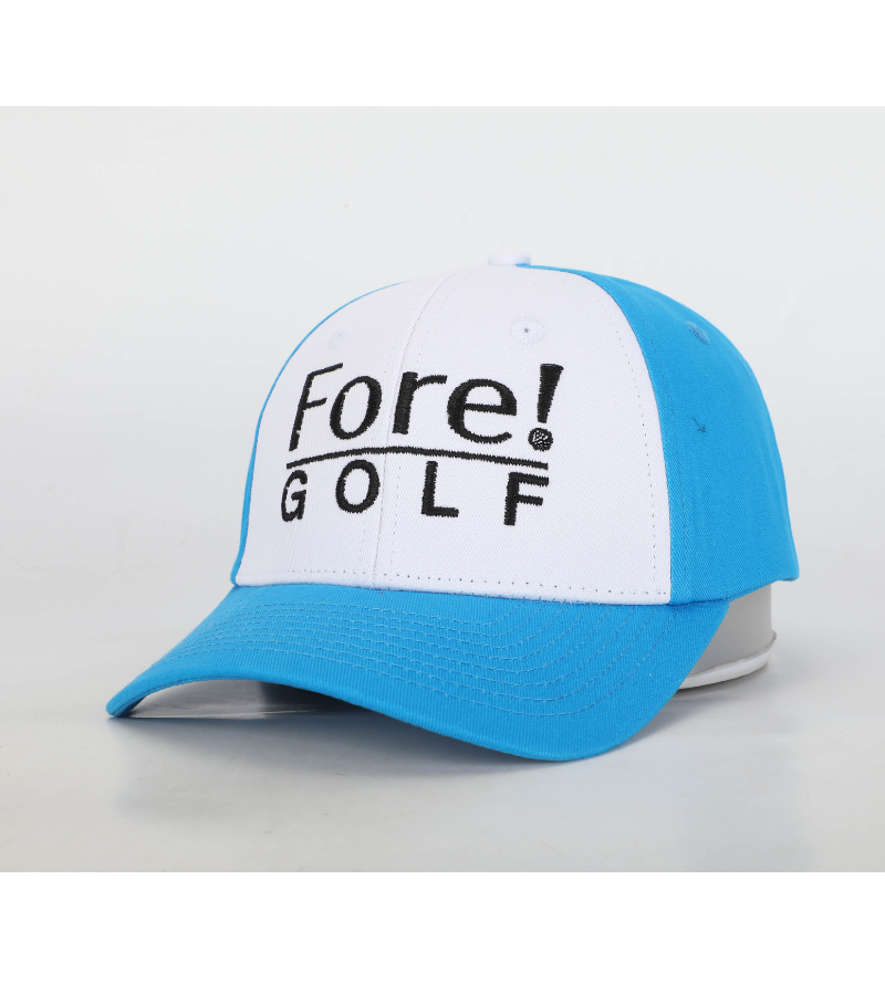 Fore! Golf Boys Youth Golf Hat Blue | Low Price Guarantee