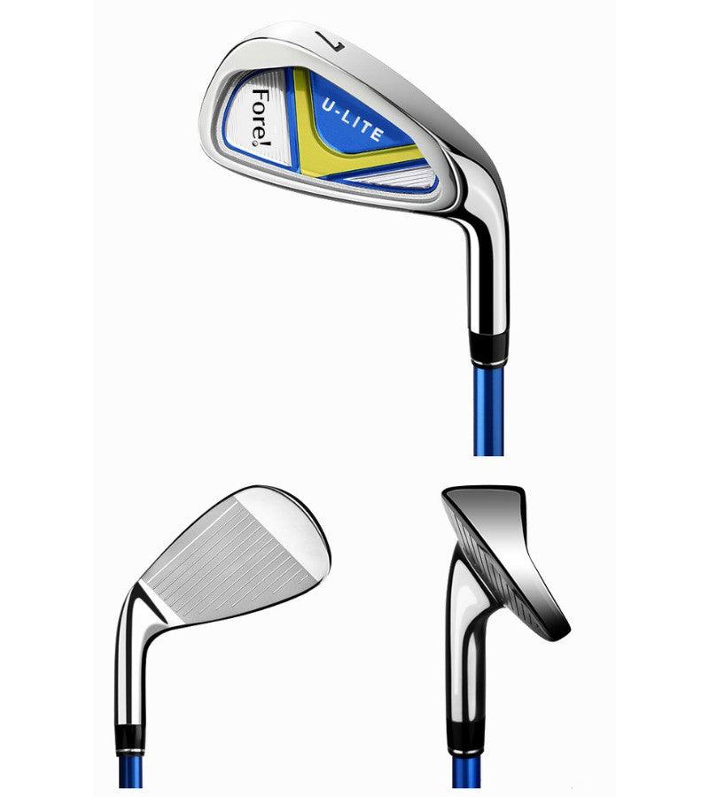 Load image into Gallery viewer, Fore! U-Lite Kids 7 Iron Ages 3-5 Blue
