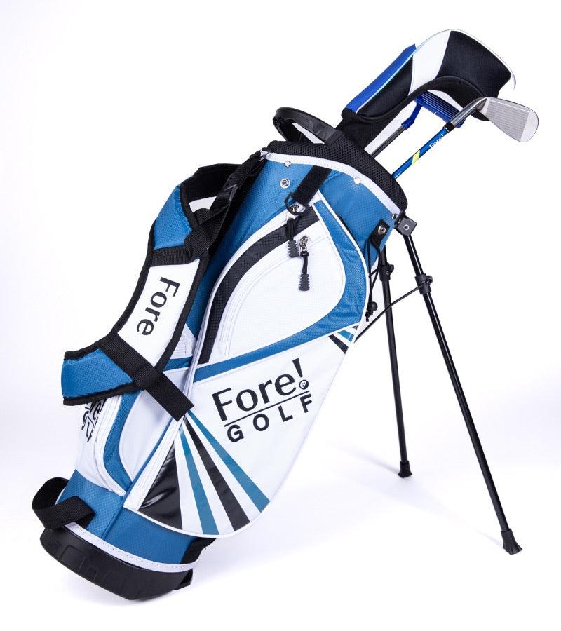 Load image into Gallery viewer, Fore! U-Lite 3 Club Kids Golf Set for Ages 3-5 (kids 36-44&quot; tall) Blue
