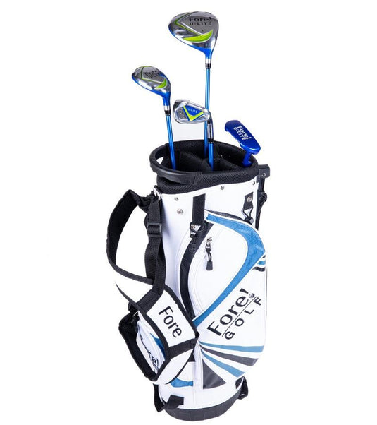 Fore! U-Lite Kids Golf Club Set for Ages 6-8 Blue