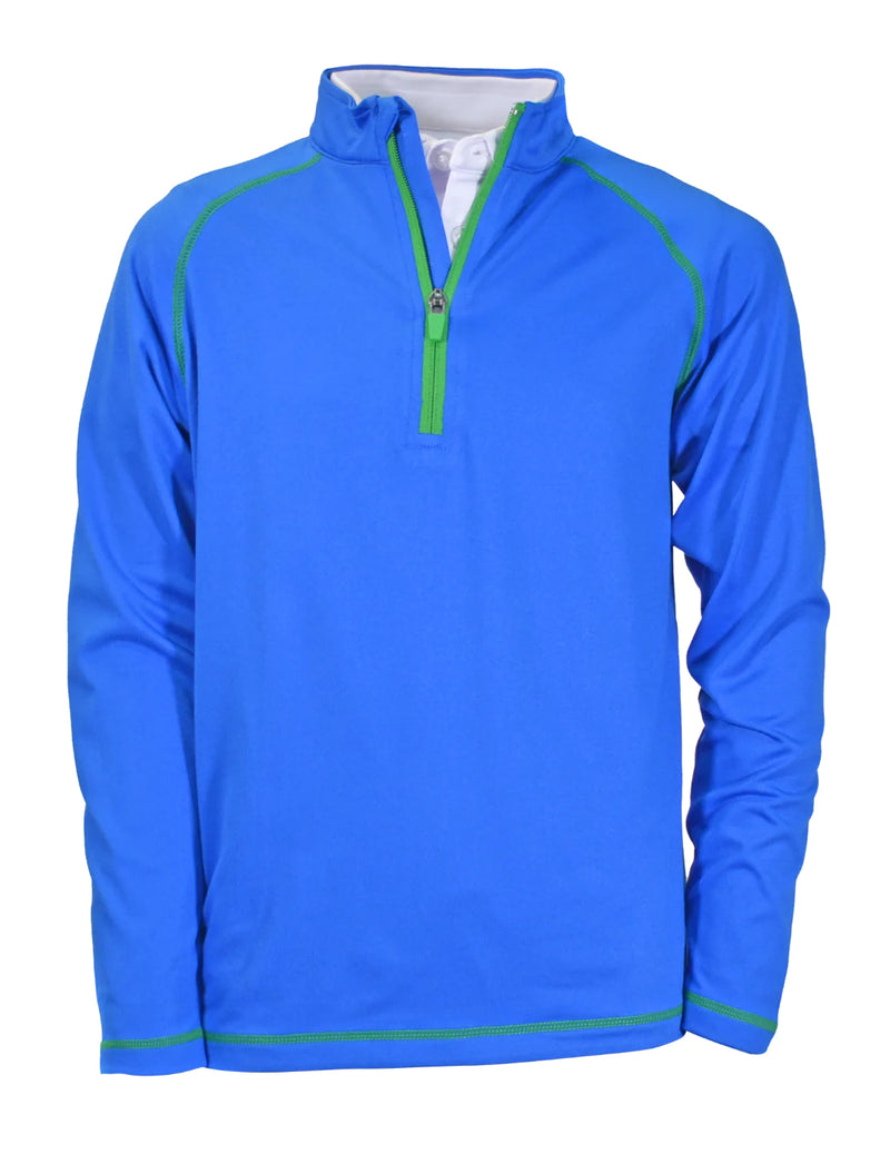 Load image into Gallery viewer, Gibson Youth Golf Pullover Blue
