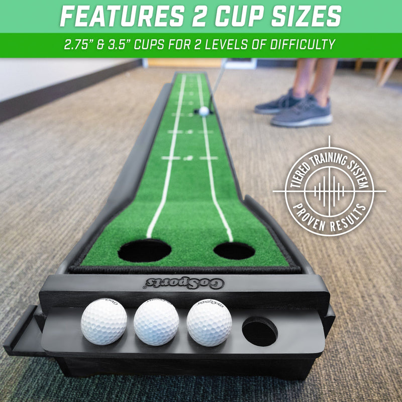 Load image into Gallery viewer, GoSports 9 Feet Indoor Putting Green Mat

