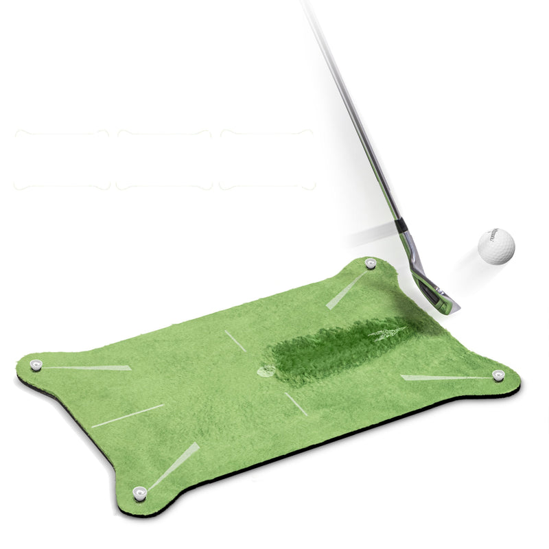 Load image into Gallery viewer, GoSports Swingspot Outdoor Golf Swing Training Mat

