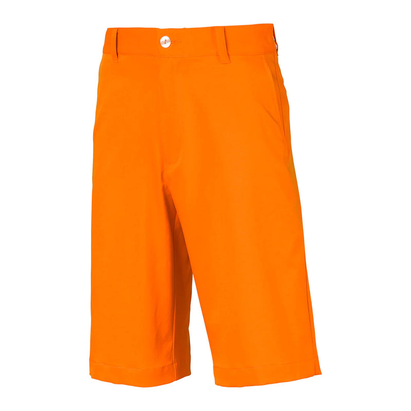 Load image into Gallery viewer, Puma Boys Stretch Golf Shorts - Vibrant Orange
