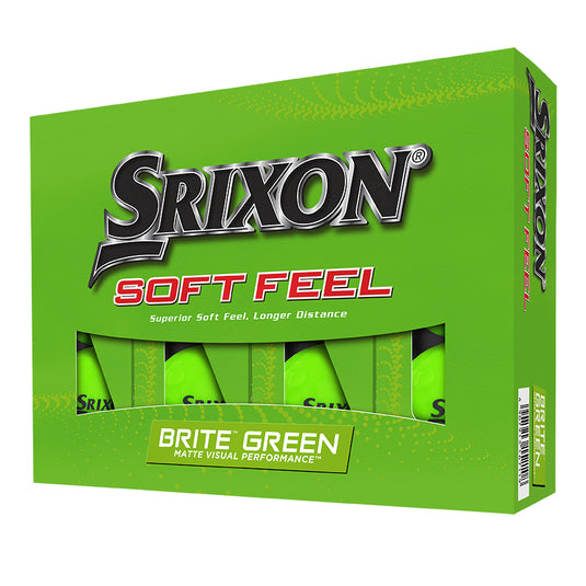 Srixon Soft Feel Golf Balls Brite Green