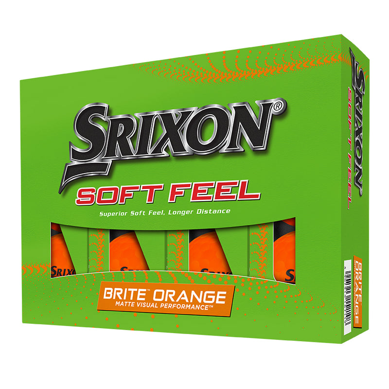 Load image into Gallery viewer, Srixon Soft Feel Golf Balls Brite Orange
