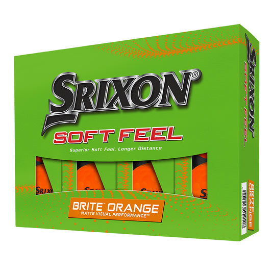 Srixon Soft Feel Golf Balls Brite Orange