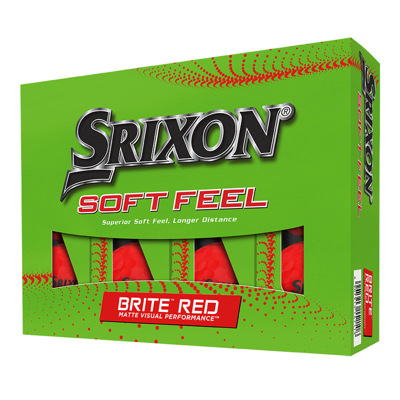 Load image into Gallery viewer, Srixon Soft Feel Golf Balls Brite Red
