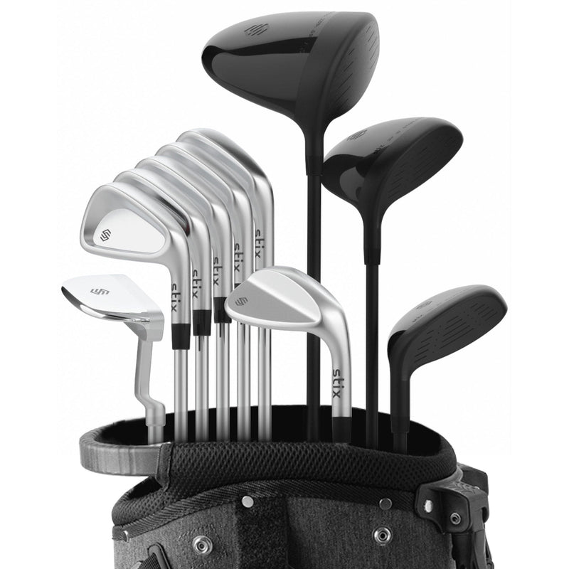 Load image into Gallery viewer, Stix Golf Play Series Adult Complete Golf Set Black
