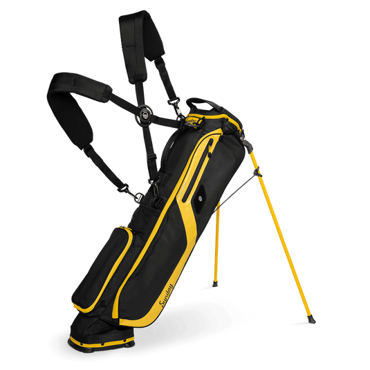 Sunday Golf El Camino Golf Bag Black Yellow