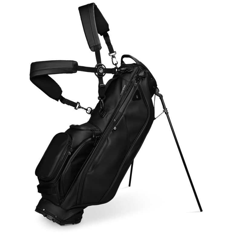 Load image into Gallery viewer, Sunday Golf Ryder 23 Teen Golf Bag Leather Black
