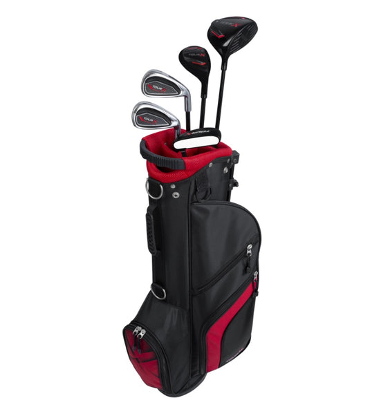 Tour X 5 Club Kids Golf Set for Ages 8-11 Red