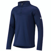 Load image into Gallery viewer, Under Armour Fleece Youth Golf Quarter Zip Midnight Navy
