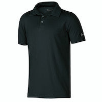 Load image into Gallery viewer, Under Armour Tech Mesh Youth Golf Polo Black
