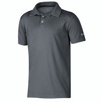 Under Armour Tech Mesh Youth Golf Polo Graphite