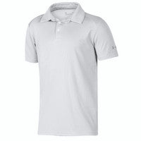 Under Armour Tech Mesh Youth Golf Polo White