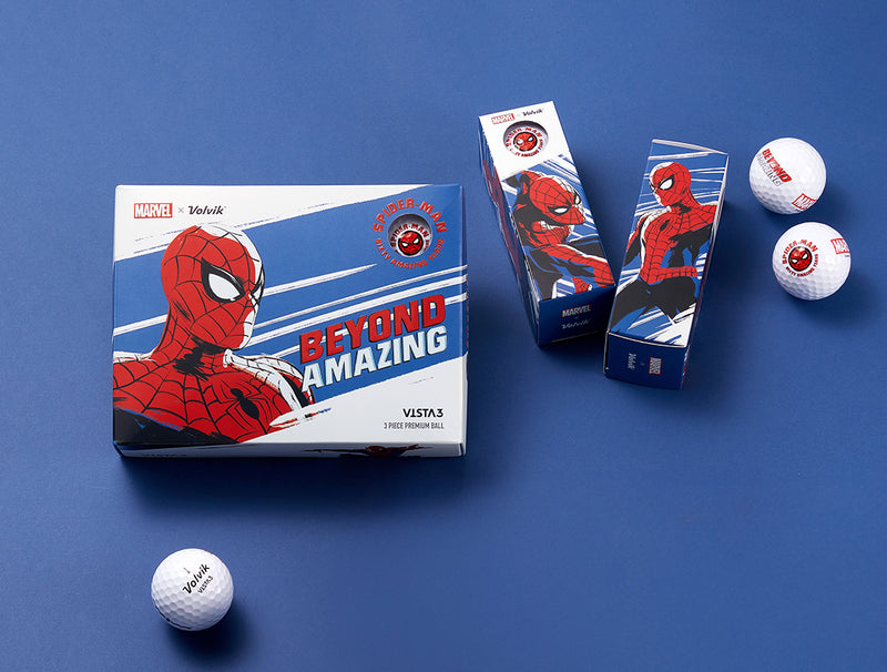 Load image into Gallery viewer, Volvik Amazing Spiderman Golf Balls - Dozen
