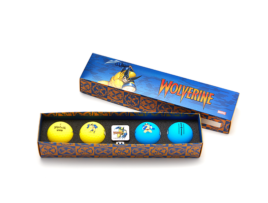 Volvik Marvel Wolverine Golf Balls with Marker