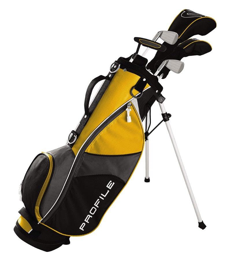Load image into Gallery viewer, Wilson JGI 5 Club Kids Golf Set for Ages 8-11 Yellow and Black

