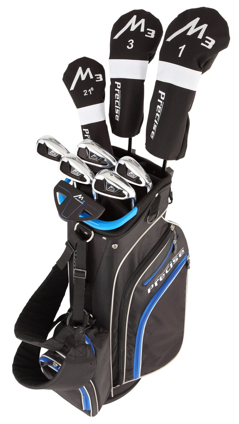 Load image into Gallery viewer, Precise M3 14 Piece Mens Petite Size Golf Set Blue
