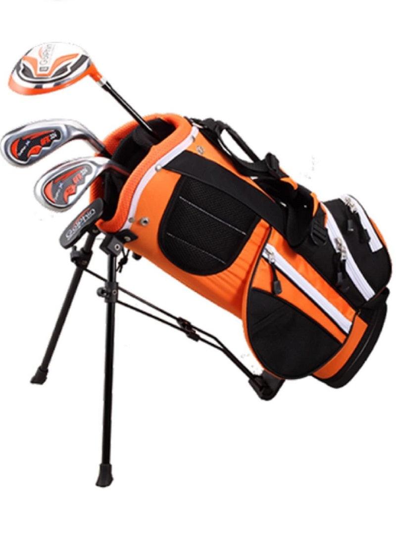Load image into Gallery viewer, GolPhin GFK 4 Club Kids Golf Clubs Set Ages 3-4 Orange
