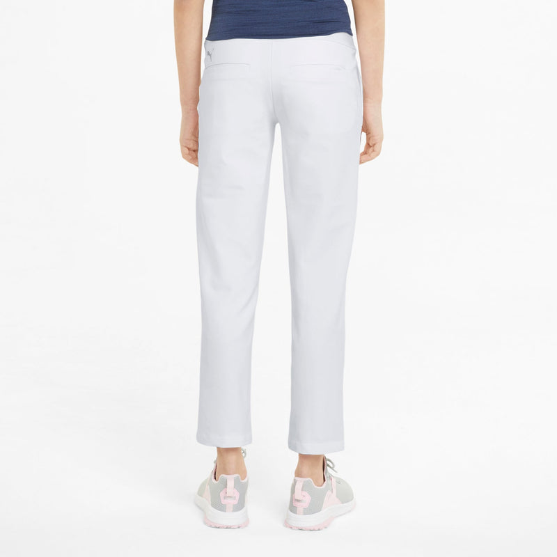 Load image into Gallery viewer, Puma Girls Golf Pants White
