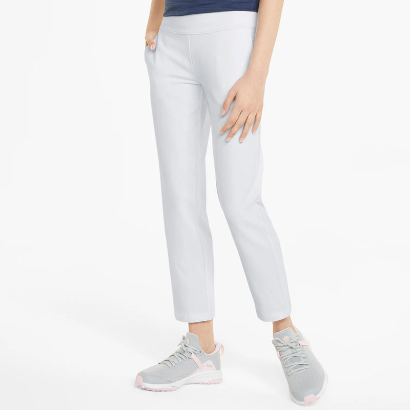Load image into Gallery viewer, Puma Girls Pull-On Golf Pant - White
