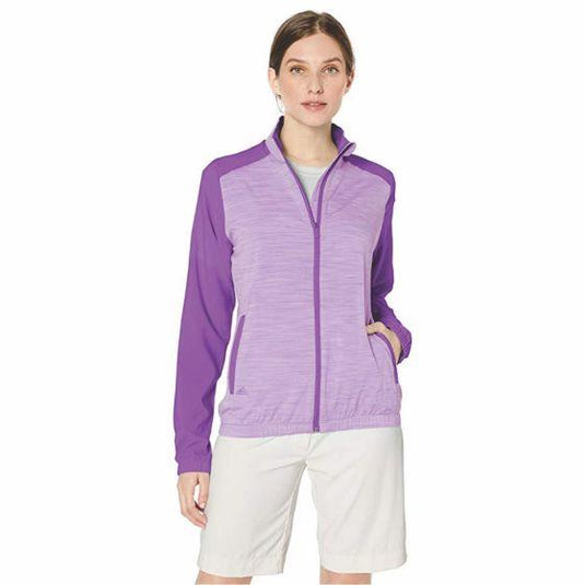 Adidas Golf Women's Zip Up Wind Jacket Purple