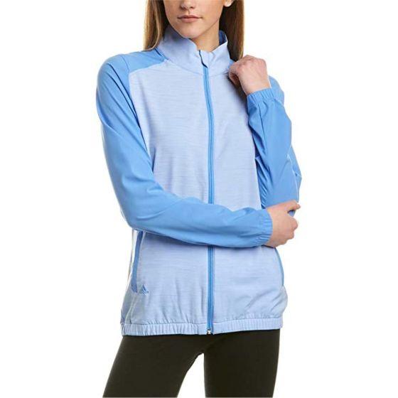 Adidas Golf Women's Zip Up Wind Jacket Real Blue