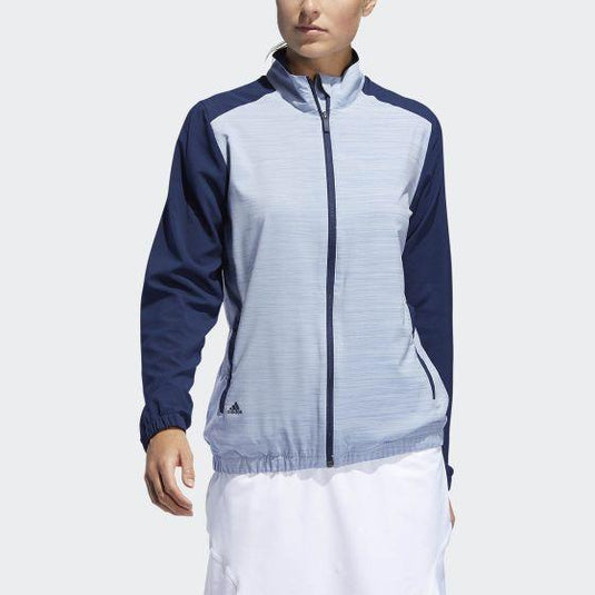Adidas Golf Women's Zip Up Wind Jacket Indigo Blue