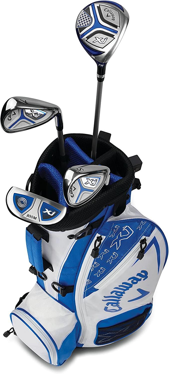Load image into Gallery viewer, Callaway XJ-1 4 Club Kids Golf Set Ages 3-5 (kids 38-46&quot; tall) White
