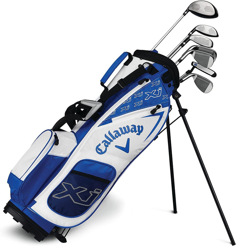 Load image into Gallery viewer, Callaway XJ-3 7 Club Kids Golf Set Ages 9-12 (kids 54-61&quot; tall) White
