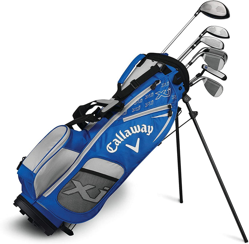 Load image into Gallery viewer, Callaway XJ-3 7 Club Kids Golf Set Ages 9-12 (kids 54-61&quot; tall) Blue

