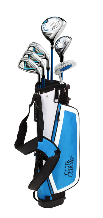 Club Champ DTP 6 Club Kids Golf Set for Ages 9-12 (52-60 inches) Blue