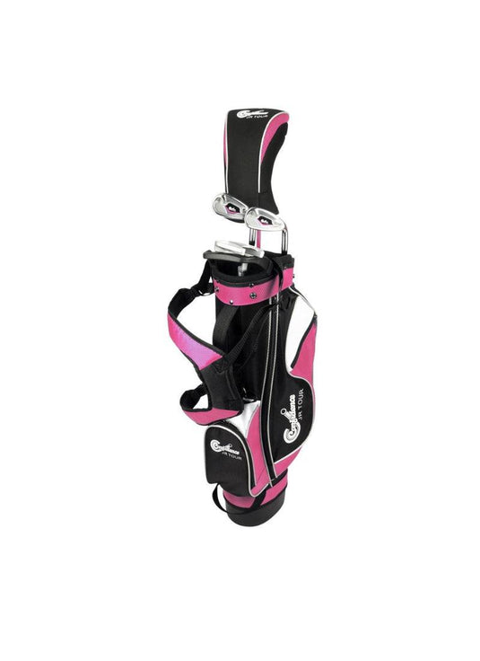 Confidence JR Tour 4 Club Girls Golf Set Ages 4-7 (44-54 inches) Pink