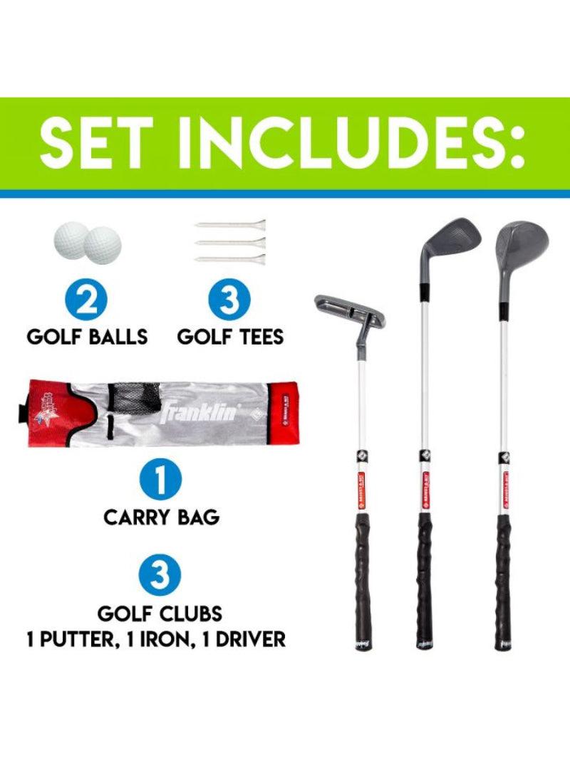 Load image into Gallery viewer, Franklin Future Champs 3 Club Plastic Kids Golf Set - Adjustable Size
