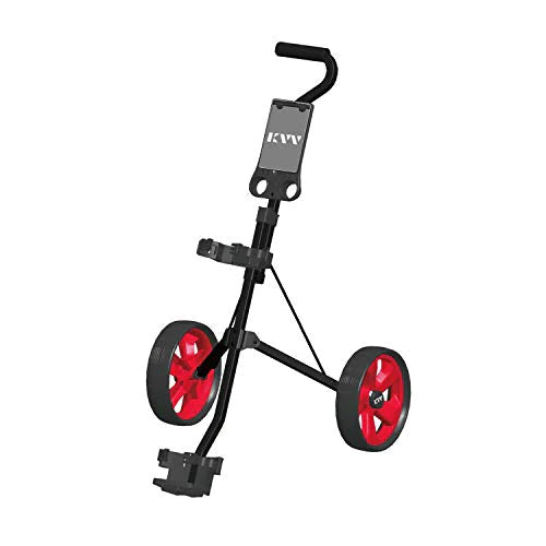 KVV 2-Wheel Kids Golf Cart for Ages 3-10 Red