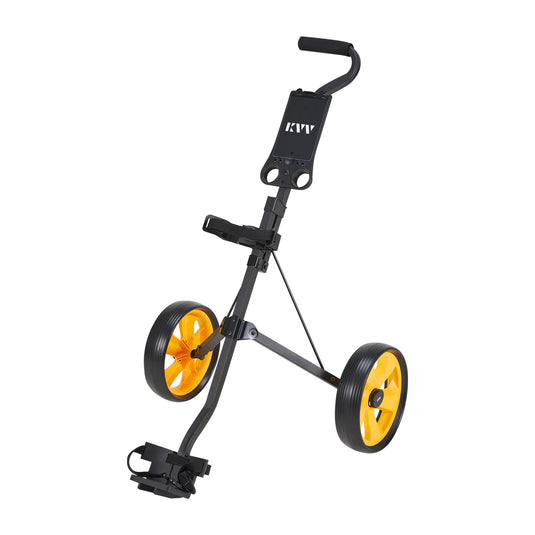 KVV 2-Wheel Kids Golf Cart for Ages 3-10 Yellow