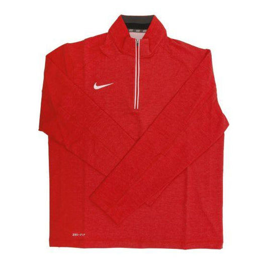 Nike Dri-Fit 1/4 Zip Jacket Red