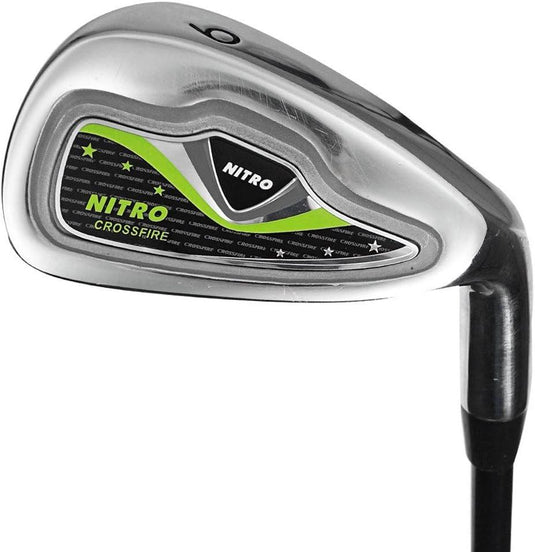 Nitro Crossfire Junior 9 Iron for Ages 9-12 Green
