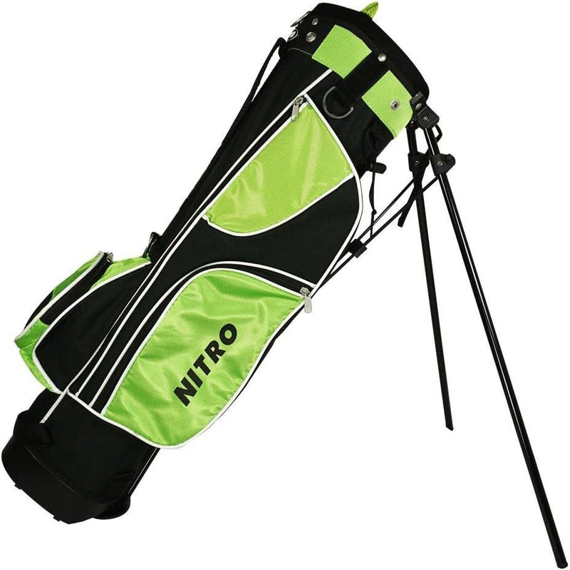 Load image into Gallery viewer, Nitro Crossfire Junior Golf Standbag Green
