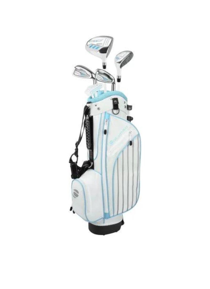 Load image into Gallery viewer, Orlimar ATS 5 Club Girls Golf Set for Ages 9-12 (kids 52-60&quot; tall) Sky Blue
